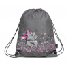 Bagmaster Školní vak na přezůvky SHOES ALFA 20 B PINK/GRAY/BLACK