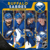 JF Turner Kalendář Buffalo Sabres NHL 2025 Wall Calendar