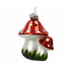 Vianočná guľa zdobená vianočná guľa 7,5 cm 1 ks