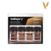 Vallejo Pigment Fx Set Rust and Corrosion 73194, 4 x 35ml (VALLEJO 73.194 PIGMENT FX RUST AND CORROSION SET include 73.108 + 73.117 + 73.118 + 73.120)