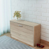 vidaXL Lavica na topánky, dubová 80x24x45 cm - Hnedá - 151453-6720