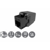 Samořezný keystone Solarix CAT5E UTP SXKJ-5E-UTP-BK-SA