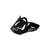 ALPINESTARS šilt pre prilby SUPERTECH S-M10 a S-M8 SOLID, ALPINESTARS (čierny lesklý, verzia ECE 22.05)