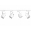 Kolajnicové led svietidla - Biele svetlomety GU10 Ø 8cm 1-fázová koľajnica 2 m koľajnica (Biele svetlomety GU10 Ø 8cm 1-fázová koľajnica 2 m koľajnica)