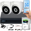Monitorovacia súprava Dahua COOPER XVR 1TB 2x FullHD dome kamera