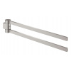 Grohe Selection Dvojitý držiak na uteráky, otočný, supersteel 41063DC0-GR