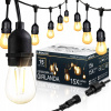 Svetelná girlanda LEDLUX 1500 cm sieťová, čierna