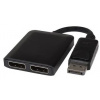 PremiumCord DisplayPort adaptér - 2x DisplayPort, MST, rozšírenie+zrkadlo+2 panely, 4K2K kportad17