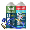 Chladiaci faktor klimatizácie AC FIX 5v1 Plyn R134a + R134a XL + kábel 4