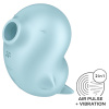 Satisfyer Sassy Seal - vzduchová masážna pomôcka na klitoris (tyrkysová)