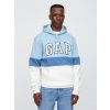 GAP Sweatshirt with logo - Men's modrá | svetlomodrá | krémová L GAP 1200140807661