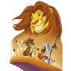 CUKROVÁ TLAČ jedlý obrázok na tortu Cukrová hmota Leví kráľ Mufasa Disney 2 + MENO