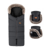 Petite&Mars PETITE&MARS Fusak 4v1 Arctic + rukávnik Furry forever black 2025