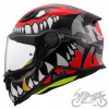 LS2 DETSKÁ INTEGRÁLNA MOTOCYKLOVÁ PRILBA FF812 KID PUNK GREY RED M
