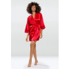 Dámsky saténový župan Belinda červený - Dkaren S