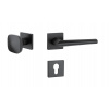 APRILE AS - JASMINA - HR 7S Prevedenie: madlo/kľučka pravá, Typ otvoru: rozety PZ CIM - čierna matná (BK)