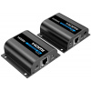 PremiumCord HDMI extender na 60m přes jeden kabel Cat6/6a/7, s lokálním výstupem khext60-2