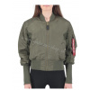 Alpha Industries dámska zimná bunda MA-1 Cyber Wmn mud olive Farba: zelená, Veľkosti dámske: XL