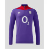 Umbro England Rugby Mid Layer Top 2024 Adults Violet/Red 3X Large