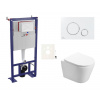 Swiss aqua technologies Cenově zvýhodněný závěsný WC set SAT do lehkých stěn / předstěnová montáž+ WC SAT Infinitio SIKOSSIN70