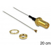 Delock anténní kabel RP-SMA Jack Bulkhead > MHF IV/HSC MXHP32 Compatible Plug 200 mm 0.81