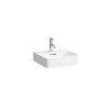 Laufen VAL Umývadlo na dosku 45x42cm, s 1 otvorom pre batériu uprostred, biela H8162800001041