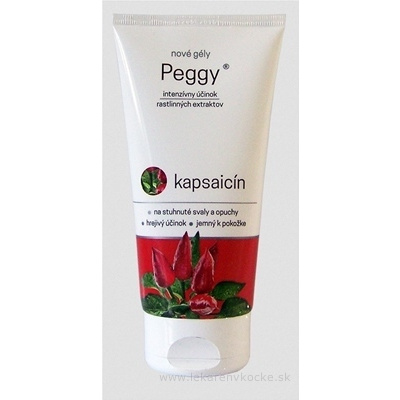 PEGGY nové gély kapsaicín 1x170 g