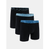 Under Armour Pánske boxerky M UA Perf Cotton 6in (3ks) Čierna 5XL