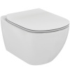 Ideal Standard Tesi - Závesné WC s AQUABLADE® technológiou + ultraploché sedátko, biela T354701