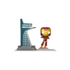 Funko Figúrka Avengers - Avengers Tower & Iron Man (svítící) (Funko POP! Town 35)