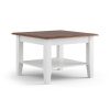 PROXIMA.store - Rustikálny konferenčný stolík - BELLUNO ELEGANTE FARBA: biela - orech