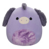 Jazwares Squishmallows Mäkká plyšová figúrka Fialový oslík s kravatovým tričkom Deacon 30 cm