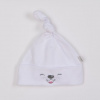 BOBAS FASHION Bavlnená dojčenská čiapočka Bobas Fashion Lucky biela - 56