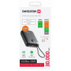 Powerbanka Swissten Voltbox 30000 mAh s integrovanými káblami USB‑C a Lightning, 35 W, čierna