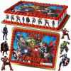 JEDLÝ OBRÁZOK NA TORTU OBDĹŽNIKOVÝ AVENGERS HULK 20 POSTÁV OBVODU + DARČEK TEXT