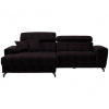 Carryhome ROHOVÁ SEDACIA SÚPRAVA, textil, baklažánová - Sedačky - 000812004409