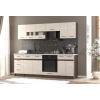 Casarredo LIVIA kuchynská linka 240, dub ristretto/kameň