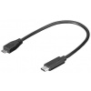 PremiumCord Adaptér USB 3.1 konektor C/male - USB 2.0 konektor Micro-B/male, 0,2m
