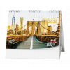 Baloušek Tisk - stolný kalendár Obrázky z ciest 2026, 21 × 15 cm