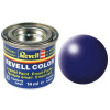 REVELL 350 Tmavo Modrá syntetická polomatná modelárska farba (RAL5013), 14ml (REVELL 32350 DARK BLUE SILK 14ml 0,47fl oz EMAIL COLOR)