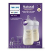 Avent flaša Natural Response priehľadná cumlík pre podporu rytmu pitia 330 ml 2 ks
