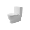 DURAVIT Starck 3 Big Toilet WC misa kombi s Vario odpadom, 435 mm x 400 mm x 735 mm, s povrchom WonderGliss, 21040900001
