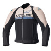 Bunda SMX AIR, ALPINESTARS (svetlo hnedá/čierna/modrá, vel. XL)