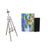 Maliarsky stojan sada 180 cm Inlea4Fun S180-WYP1 NATUR - naturálny