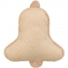 Trixie Vianočný zvonček s catnipom, 9.5 cm, filc, béžová
