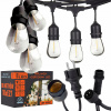 Záhradné girlandy - Záhradný reťazec girlandu 10 m 10x 1W LED žiarovka (Záhradný reťazec girlandu 10 m 10x 1W LED žiarovka)