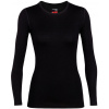 Dámske funkčné tričko s dlhým rukávom Icebreaker Women's 260 Tech LS Crewe - black XL
