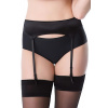 JULIMEX Dámsky podväzkový pás Orchid black M