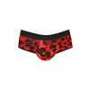 Pánské slipy otevřené Savage model 15880113 Bikini červená XXL - Anais