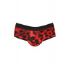 Pánske slipy otvorené Savage Jock Bikini - Anais XXXL červená